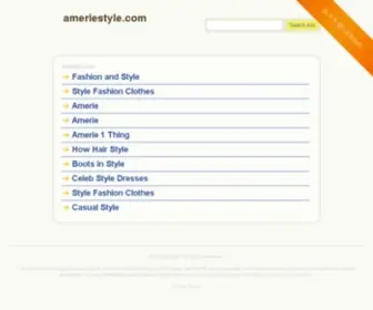 Ameriestyle.com(ameriestyle) Screenshot