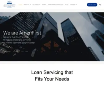 Amerifirstservicing.com(The Best Loan Servicing Partner in the Market) Screenshot