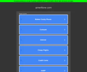 Amerifone.com(Forsale Lander) Screenshot