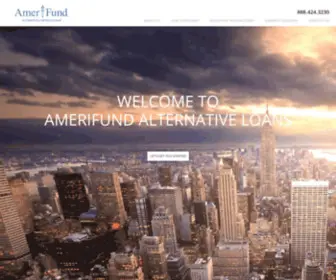 Amerifundalternativeloans.com(Amerifund Alternative Lending Division) Screenshot