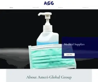 AmeriGlobalgroup.com(Medical Supplies) Screenshot