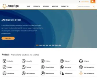 Amerigoscientific.com(Amerigo Scientific) Screenshot