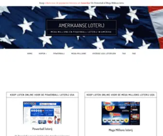 Amerikaanseloterij.com(Amerikaanse loterij) Screenshot