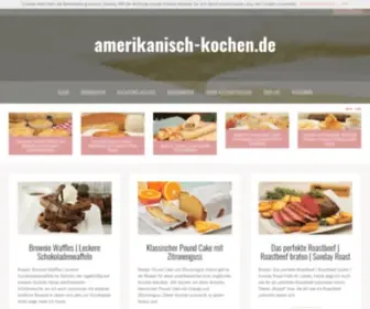 Amerikanisch-Kochen.de(Leckere amerikanische Rezepte) Screenshot