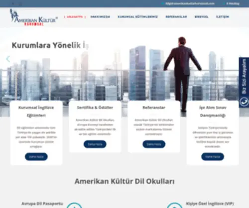 Amerikankulturkurumsallevent.com(Kurumsal İngilizce Dil Okulu) Screenshot