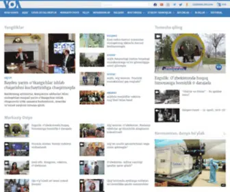 Amerikaovozi.org(Bosh sahifa) Screenshot