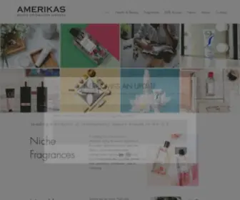 Amerikas.com(Fragrance, Perfume, Health & Beauty Distributor USA) Screenshot