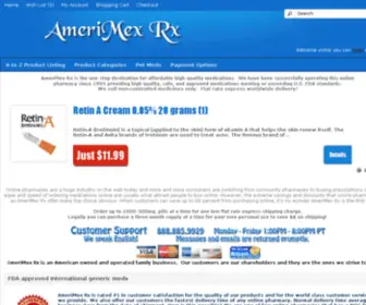 Amerimexrx.com(Premium domains add authority to your site. Transparent pricing. 1 year WHOIS privacy inc) Screenshot