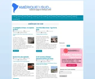 Ameriquedusud.org(Amérique du sud) Screenshot