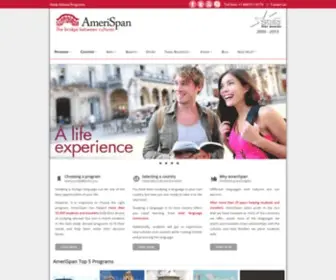 Amerispan.com(Study Abroad Programs) Screenshot