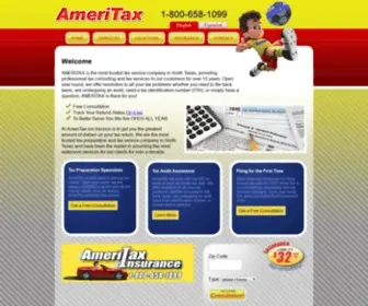 AmeritaxDallas.com(Specialists in annual tax return) Screenshot