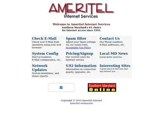 Ameritel.net(Ameritel Internet Services) Screenshot