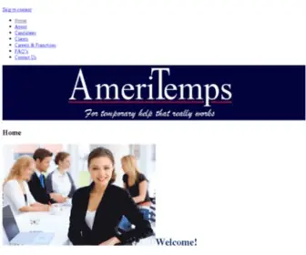 Ameritempsdfw.com(AmeriTemps) Screenshot