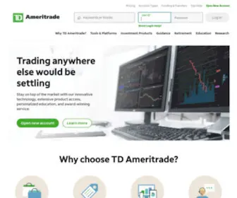 Ameritrade.com(Online Stock Trading) Screenshot