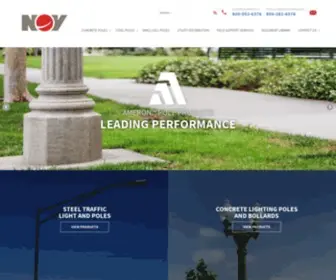 Ameronpoles.com(NOV Ameron) Screenshot