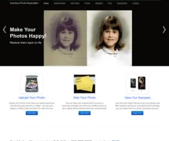 Amerphotorestoration.com(Photo Restoration Services Serving customers Nationwide since 1977) Screenshot