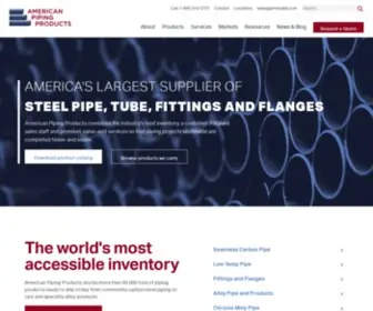 Amerpipe.com(American Piping Products) Screenshot