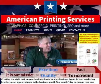 Amerprintsvc.com(American Printing Services LLC) Screenshot