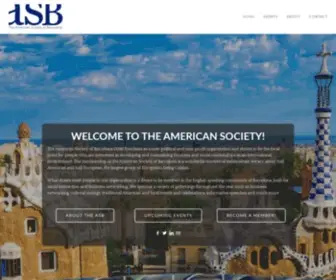 Amersoc.com(The American Society of Barcelona (ASB)) Screenshot