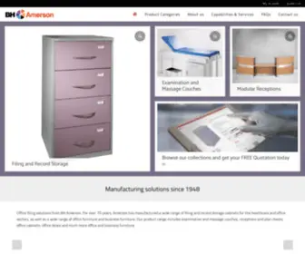 Amerson.co.uk(Office Filing Solutions) Screenshot