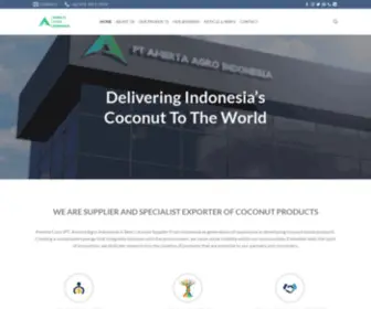 Amertacoco.com(Amerta Coco Indonesia) Screenshot