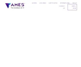 Ames.ac.nz(Faculty of Technology) Screenshot