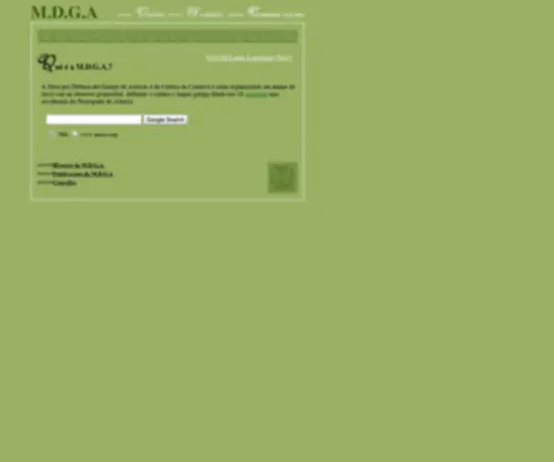 Amesa.org(MDGA) Screenshot