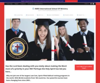 Amesbible.org(Totally free bible college.Free Courses also low) Screenshot