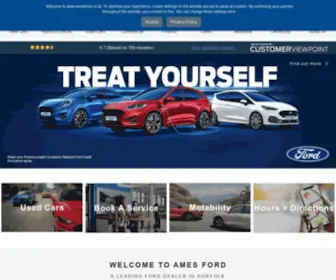 Amesford.co.uk(Ames Ford) Screenshot