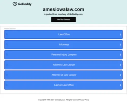 Amesiowalaw.com(Ames Iowa Law) Screenshot