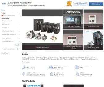 Amesscontrols.com(Amess Controls Private Limited) Screenshot