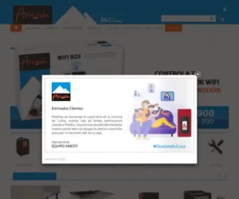 Amesti.cl(Estufas Ecologicas a Leña y Pellet) Screenshot