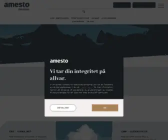 Amestosolutions.se(Amesto Solutions AB) Screenshot