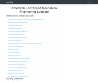 Amesweb.info(Mechanical) Screenshot