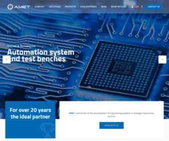 Amet.it(Servizi di ingegneria auto e prodotti per la simulazione) Screenshot
