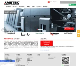 Ametekdfs.cn(AMETEK DFS) Screenshot