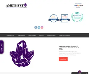 Amethystlawgroup.com(Serving Florida) Screenshot