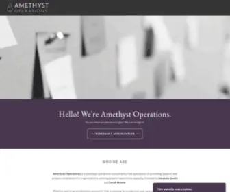 Amethystops.com(Amethyst Operations) Screenshot