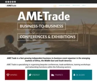 Ametrade.org(Empowering trade development & investments. ametrade) Screenshot
