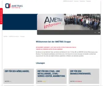 Ametras.com(Startseite) Screenshot