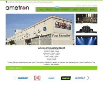 Ametron.com(Hollywood, Los Angeles) Screenshot