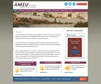 Ameu.org(Americans for Middle East Understanding (AMEU)) Screenshot