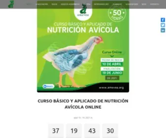 Amevea.org(Asociacion Colombiana de Medicos Veterinarios y Zootecnistas Especialistas en Avicultura) Screenshot