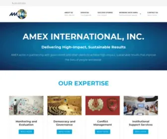 AmexDc.com(AMEX International Inc) Screenshot