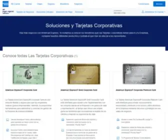 Amexempresas.com(Tarjetas Empresariales) Screenshot