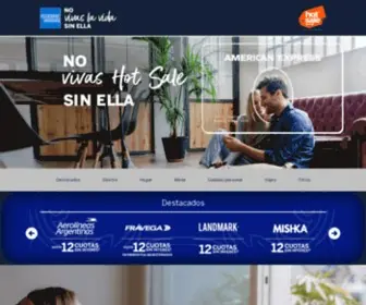 Amexhotsale.com.ar(#AmexHotSale) Screenshot