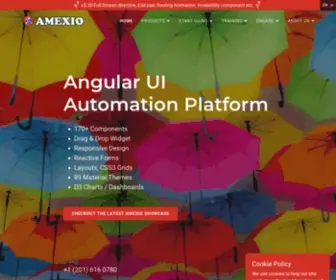 Amexio.tech(Amexio (Angular MetaMagic EXtensions for Inputs and Outputs)) Screenshot