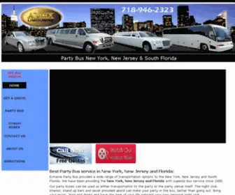Amexlimo.com(Amex Bus Service) Screenshot