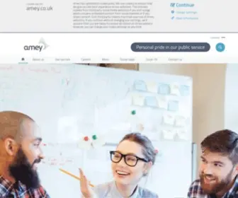 Amey.co.uk(Creating better places to live) Screenshot