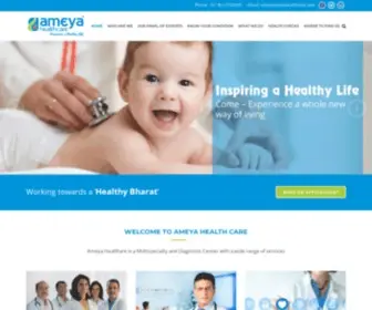 Ameyahealthcare.com(Ameya Healthare) Screenshot